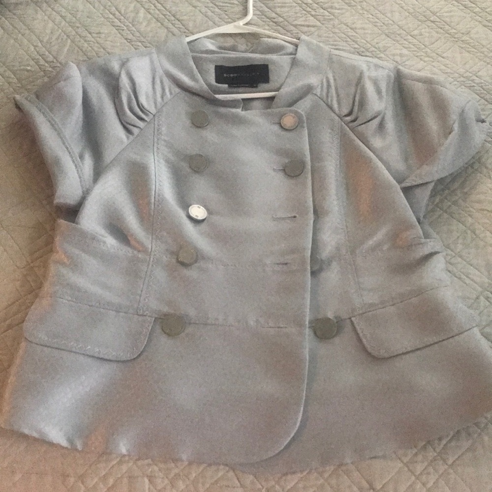 BCBG short sleeve blazer